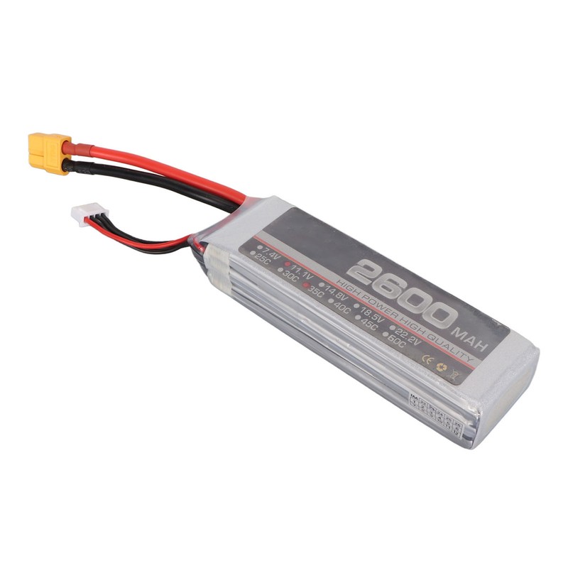11.1V 35C 2600mAh 3S RC Lipo Battery for FPV Racing