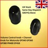G0OYQ Volume Control knob + Channel knob For Motorola GP340