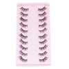 Selawasty Half Lashes Natural Looking Multi-layers Wispy Cat Eye Lashes