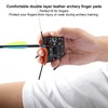 Archery Finger Guard Adjustable Finger Guard Black Protective Gear for