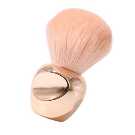 Healeved Blush Makeup Brush for Loose Powder Portable Beauty Tool Unique Vase Design for Women Makeup Application The Go