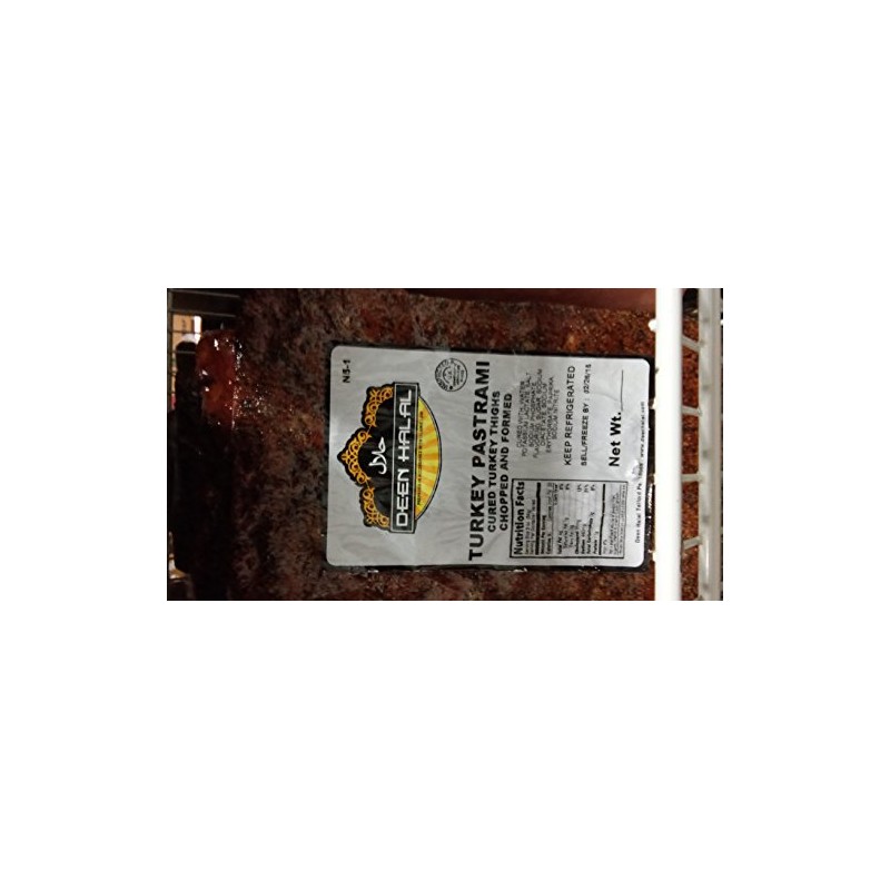 Deen Halal: Turkey Pastrami 4-5 Lb