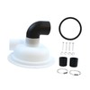 WeiLaiKeQi Vacuum Dust Separator, Dust Collector with Elbow, Woodworking Sand