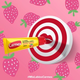 Balsamo Labial Carmex Fresa Tubo