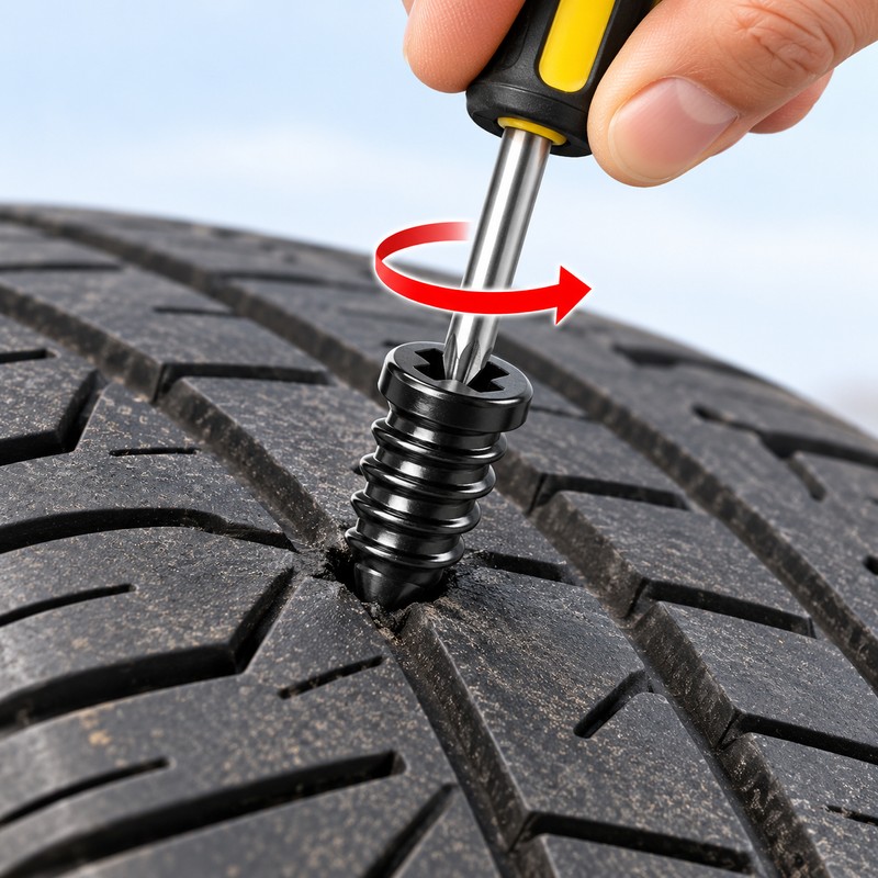 10–30 Pcs Car Tire Repair Rubber Nails – Universal Puncture
