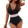 Blooming Jelly Women Tummy Control Swimsuits One Piece Modest Bathing