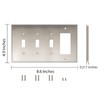 Henne Bery Soft Modern Decorative Wall Plate Switch Plate Outlet