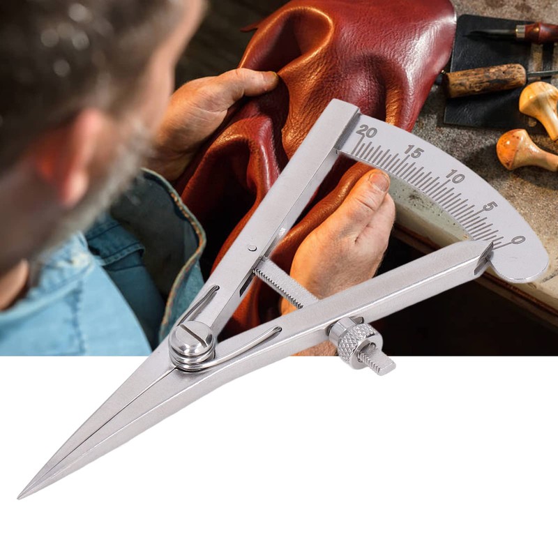 Leather Compass Handmade DIY Leather Art Leather Marking Gauge Drawing