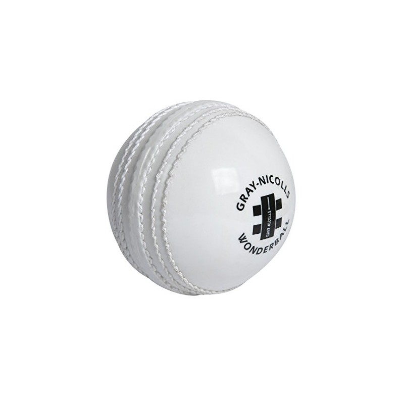 Gray-Nicolls Mens Wonderball Training Cricket Ball - White, Senior