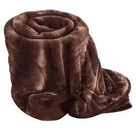Soft Cotton Fleece Throw Blanket for Everyday Comfort – Cozy All-Season Cover for Sofas, Beds and Travel