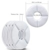 12Pcs Cat Water Fountain Filters Triple Filtration Water Purification Round
