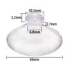 SYGGDERS 10 Pcs Radar Detectors Mount Suction Cups, Compatible with