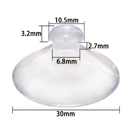 SYGGDERS 10 Pcs Radar Detectors Mount Suction Cups, Compatible with AutoBoxClub Mount Clear Cobra Escort and Beltronics Radar Detector Mount.