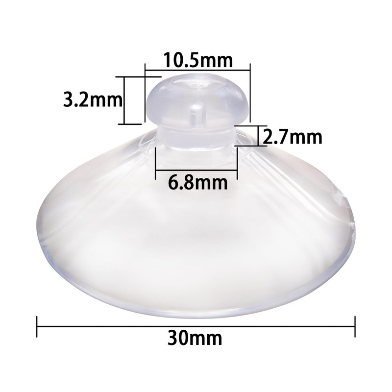 SYGGDERS 10 Pcs Radar Detectors Mount Suction Cups, Compatible with