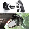 Voodonala for Challenger ABS Carbon Fiber Interior Rearview Mirror Cover