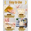 Beeswax Bread Bag 17×13 Inch Strap Reusable Washable Sourdough Storage