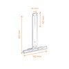 Pack of 10 Flexible Clip Fasteners - Suspension Spring for