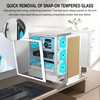 FOIFKIN M1 PC Case -Walnut Front pane Pre-Installed 4 PWM