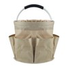 17L Garden Tool Storage Basket for Gardening - Foldable 6-Pocket
