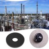 EMSea 100pcs M8 Rubber Washers Rubber Flat Washers Round Sealing