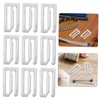 Ipetboom 20 Pack Metal Barber Cape Buckles Haircut Cape Clips