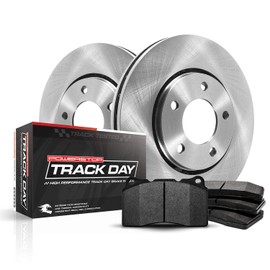 Power Stop TDBK156 Track Day Rear Brake Kit- Brake Rotors and Brake Pads For Mitsubishi Lancer 2003-2006 [Model Specific]