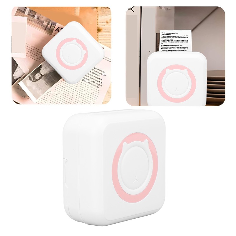 Pocket Printer Inkless Bluetooth Mini Portable Thermal Printer with Colorful