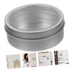 ABOOFAN 4Pcs Magnetic Spice Containers Stainless Steel Storage Jars with