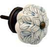 Nicola Spring Ceramic Cupboard Drawer Handle Knobs - Vintage Flower
