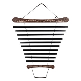 Meinl Sonic Energy Meditation Flow Chimes for Relaxing Sound Healing with Mallet and Bag, Black (MFC10EMIBK)