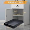 ToBeAce Pull Out Cabinet Organizer 21" Deep Adhesive Slide Out