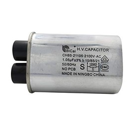 Meter Star CQC&VDE Condensador universal de alto voltaje para microondas para el hogar 1.05uf ch85 21105 2100V CA H.V. Condensador 10/85/21 50/60Hz sin PCB, VDE EN61270-1
