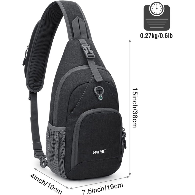 G4Free - Bolso bandolera RFID para senderismo al aire última