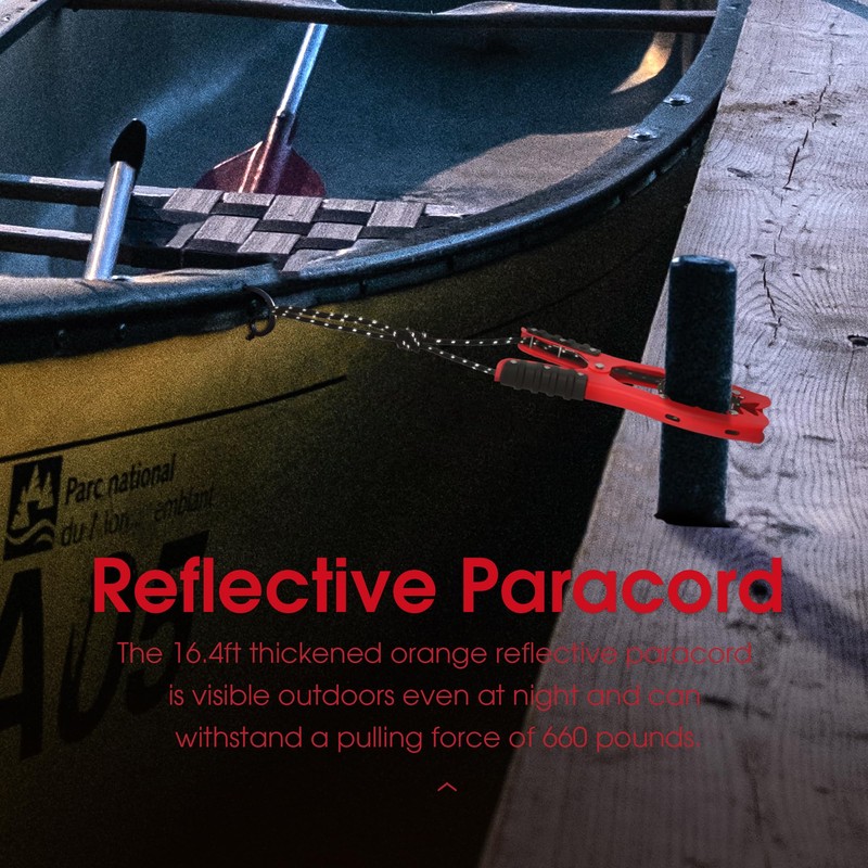 Antidious Kayak Grip Anchor, Kayak Brush Gripper with 16.4ft Paracord