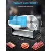Meat Slicer,TOKASS Electric Deli Food Slicer with Removable 7.5’’ Stainless