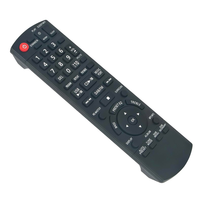 Replacement Remote Control for Panasonic CD Stereo System SC-PM5DB N2QAYB000393