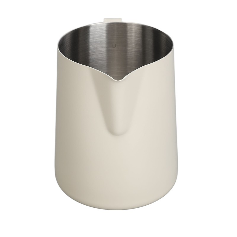 Pull Flower Cup Stainless Steel Art Froth Cup Pointed Mouth