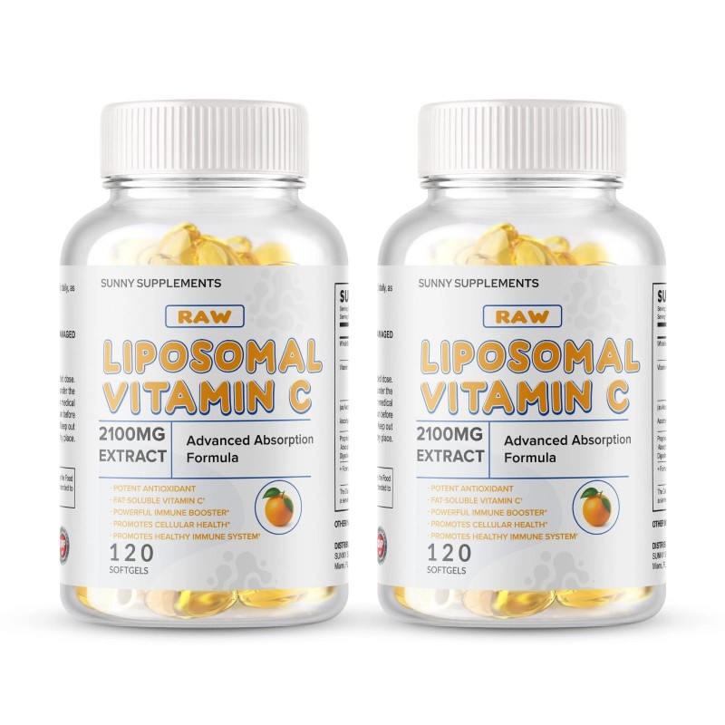 Liposomal Vitamin C 2100mg 240 Capsules High Absorption Ascorbic Supplements