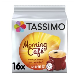 Tassimo Morning Café Coffee Pods, Pack of 16