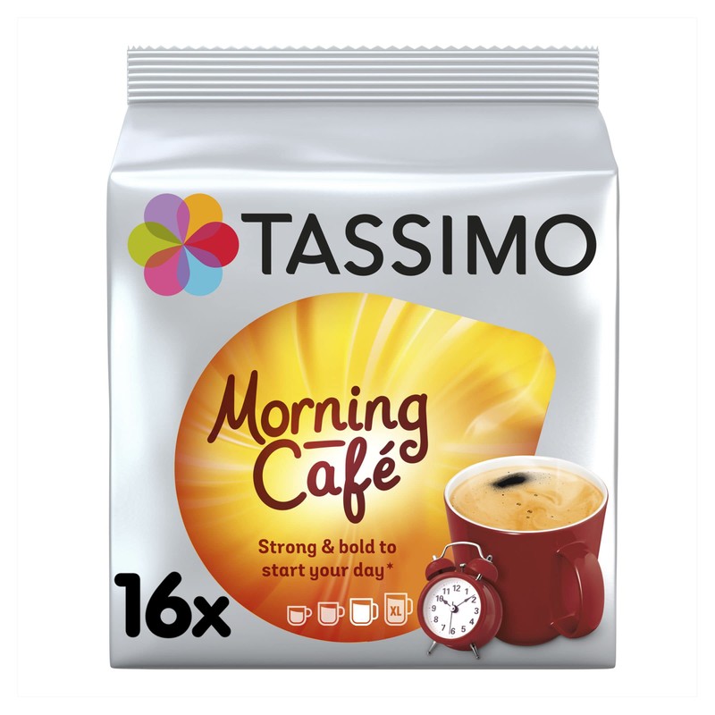 Tassimo Morning Café Coffee Pods, Pack of 16
