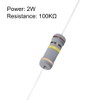 uxcell 50Pcs 100K Ohm Resistor, 2W 5% Tolerance Carbon Film