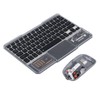 Bluetooth Keyboard Mouse Combo 7 Colours Night Light Wireless Keyboard