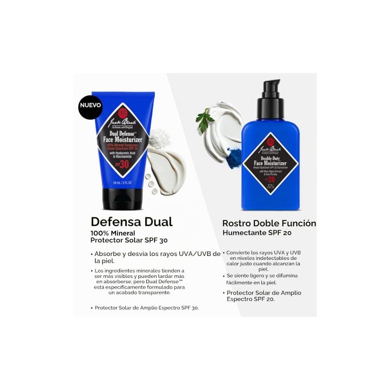 Jack Black Crema Hidratante Facial Doble Resistencia Spf 251 137ml