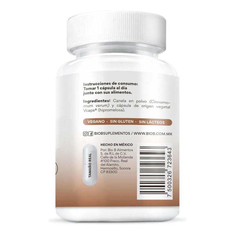 Bio B 3 Pack De 60 Cápsulas Canela