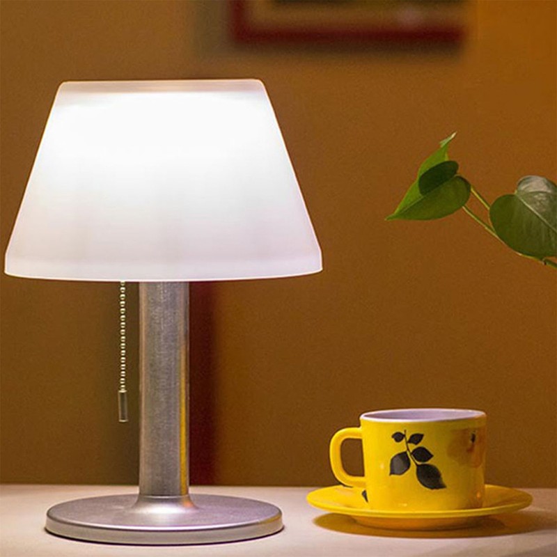 Solar Table Lamp LED Waterproof 3 Levels Adjustable Solar Desk