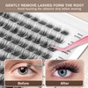 Self Adhesive Lash Clusters Soft Fluffy Lashes Extensions 156pcs Eyelashes