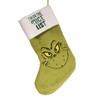 Divas World The Grinch Christmas Stocking: Large Green Naughty/Nice List