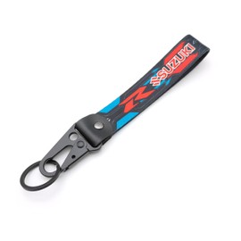 MELD Motorcycle Key Chain Key Ring Tag Label Keychain Car Auto Accessories for Suzuki GSXR 600 750 1000 GSX1300R GSF 650 Black, Black, Medium