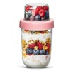 ComSaf 1-Pack 16 oz Overnight Oats Containers with Lids