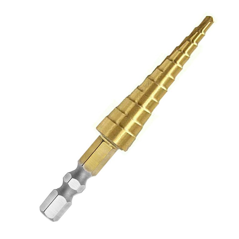 Saipor 3-13 mm Step Drill Cutter Titanium Coated Step Drill